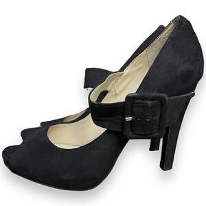 Nine West Black Heels 7.5